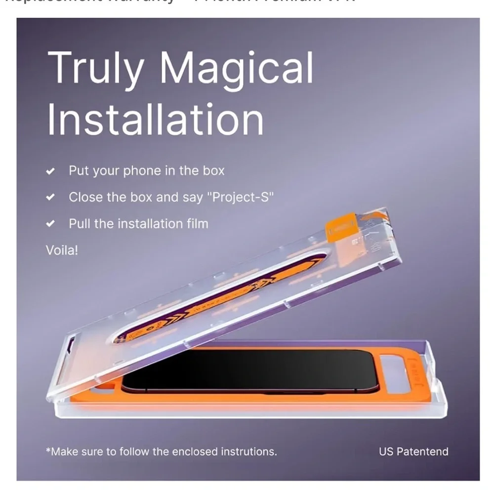 Magic Glass Screen Protector for iPhone 15 pro 6.1” - Clear